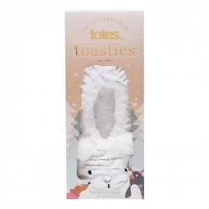Image of Totes Totes Novelty Footsy Booties - White