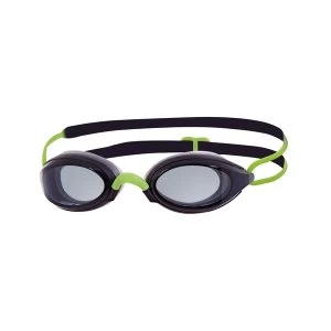 Image of Zoggs Fusion Air Goggles Black/Green/Smoke