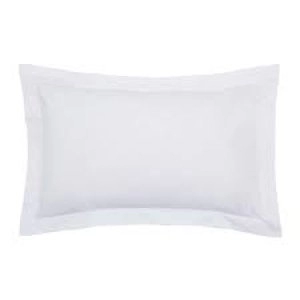 Image of Bedeck of Belfast White Pima Cotton 200 Thread Count 'Nika' Oxford Pillow Case