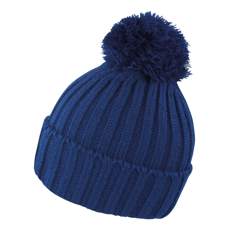 Image of Result Result Men Winter Essentials HDi Quest Knitted Beanie Hat in Navy Navy One Size Male 5054752307974