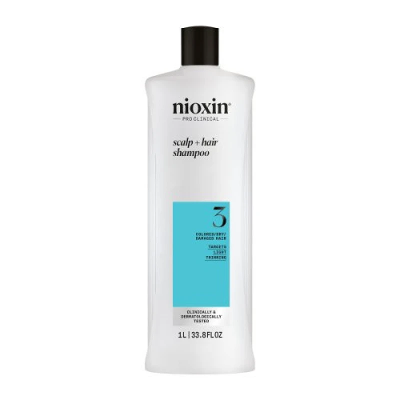 Image of Nioxin Nioxin Systems Shampoo, System 3 1000ml in Clear Clear One Size Unisex 4064666843117