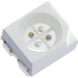 Image of SMD LED multi colour PLCC4 Red Green Blue 220 mcd 500 mcd 100 mcd