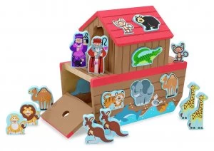 Image of Melissa and Doug Noahs Ark Shape Sorter