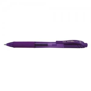 Image of Pentel Energel X Gel Retractable 0.7mm Violet PK12