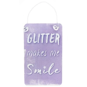 Image of Mini Purple Unicorn Metal Sign Pack Of 12