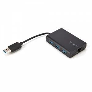 Image of Targus USB 3.0 Hub With Gigabit Ethernet