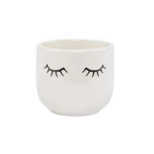 Image of Sass & Belle Mini Eyes Shut Planter