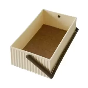 Image of Hachiman Omnioffre Stacking Storage Box Small - Beige