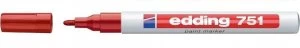 Image of Edding 751 Paint Marker Red PK10