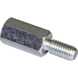 Image of PB Fastener S47040X50 Spacer (L) 50 mm M4 x 9 M4 x 8 Steel zinc plated 10 pc(s)
