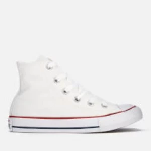 Image of Converse Kids Chuck Taylor All Star Hi-Top Trainers - Optical White - UK 13 Kids - White
