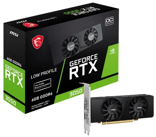 Image of MSI GeForce RTX 3050 6GB LP OC Graphics Card