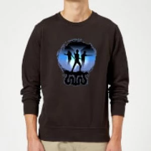 Image of Harry Potter Silhouette Attack Sweatshirt - Black - XL