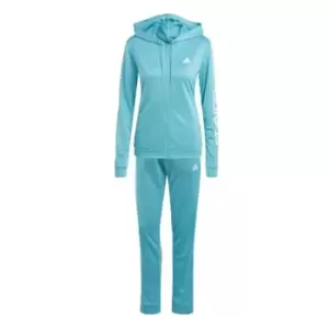 Image of adidas Linear Tracksuit Womens - Blue