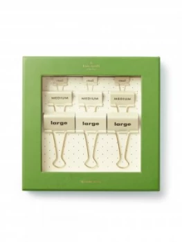Image of Kate Spade New York Small. Med. Lrg. Binder clips