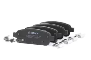 Image of Bosch Brake pad set OPEL,CHEVROLET,VAUXHALL 0 986 494 634 13300867,133192294,13319293 13319294,13411380,13411383,13473428,1605140,1605170,1605176