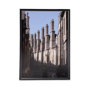 Image of 5 Star Facilities A3 Snap Frame with Non Glass Polystyrene Front Back Loading 307 x 17 x 430mm Black