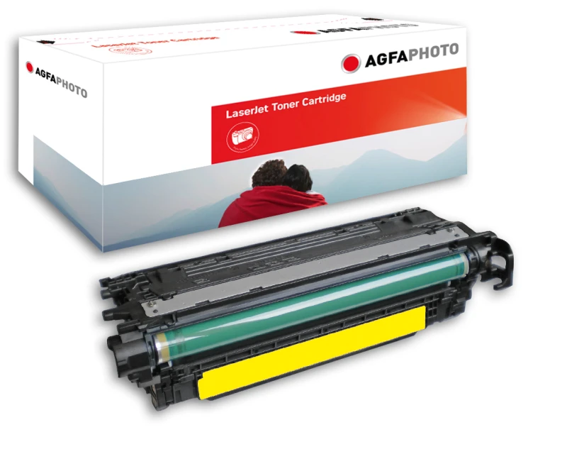 Image of AgfaPhoto APTHP252AE toner cartridge Yellow