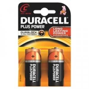 Image of Duracell C Plus Batteries PK2