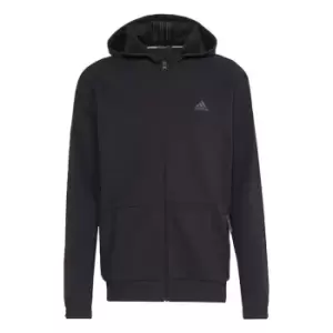 Image of adidas AEROREADY Yoga Full-Zip Hoodie Mens - Black