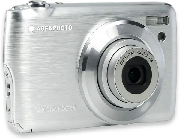 Image of Kodak Agfa Photo Realishot Dc8200 Compact Digital Camera With 32GB Sd Card, Card Reader, Mini Tripod & Shoulder Bag - Silver