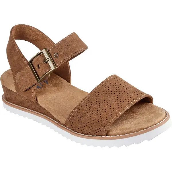 Image of Skechers Womens Desert Kiss Serendipitous Strap Sandals UK Size 6 (EU 39) Chestnut SKE2241-CSNT-6