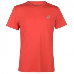 Image of Asics Core Short Sleeve Running T Shirt Mens - Mugen Red