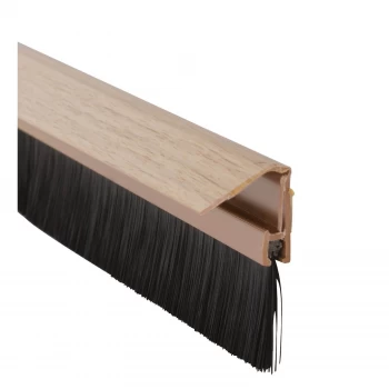 Image of Concealed Fix Door Brush Light Oak - 838mm