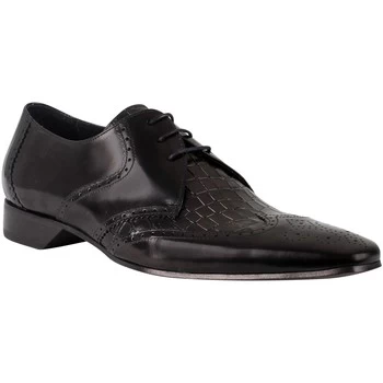 Image of Ted Baker Jeffery-West Leather Derby Shoes mens Casual Shoes in Black