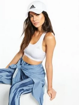 Image of Adidas Alpha Skin Sport Sports Bra - White