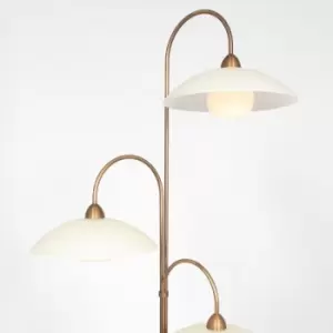 Image of Sienna Sovereign Classic Multi Arm Floor Lamp Bronze Brushed