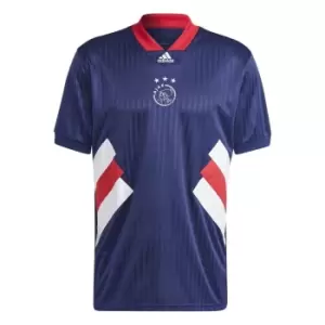 Image of adidas Ajax Icon Retro Shirt Mens - Blue