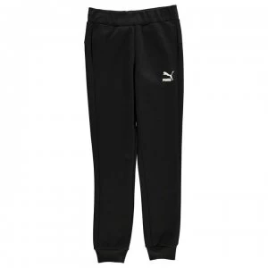Image of Puma No1 Logo Pants Junior Girls - Black/White
