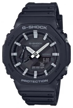 Image of Casio G-Shock Carbon Core Octagon Series Black Resin Watch