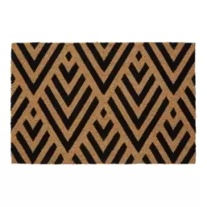 Image of Diamond Pattern Coir Doormat