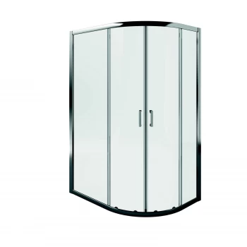 Image of Aqualux Offset Quadrant Shower Enclosure - 1000 x 800mm