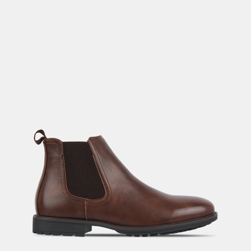 Image of Deakins Mens Chelsea Boots Brown male 7 (41)