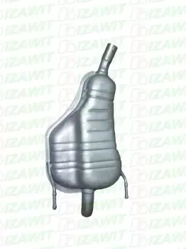 Image of IZAWIT Rear silencer 21.296 End silencer,Rear exhaust silencer OPEL,VAUXHALL,ZAFIRA B (A05),Zafira Mk II (B) (A05)