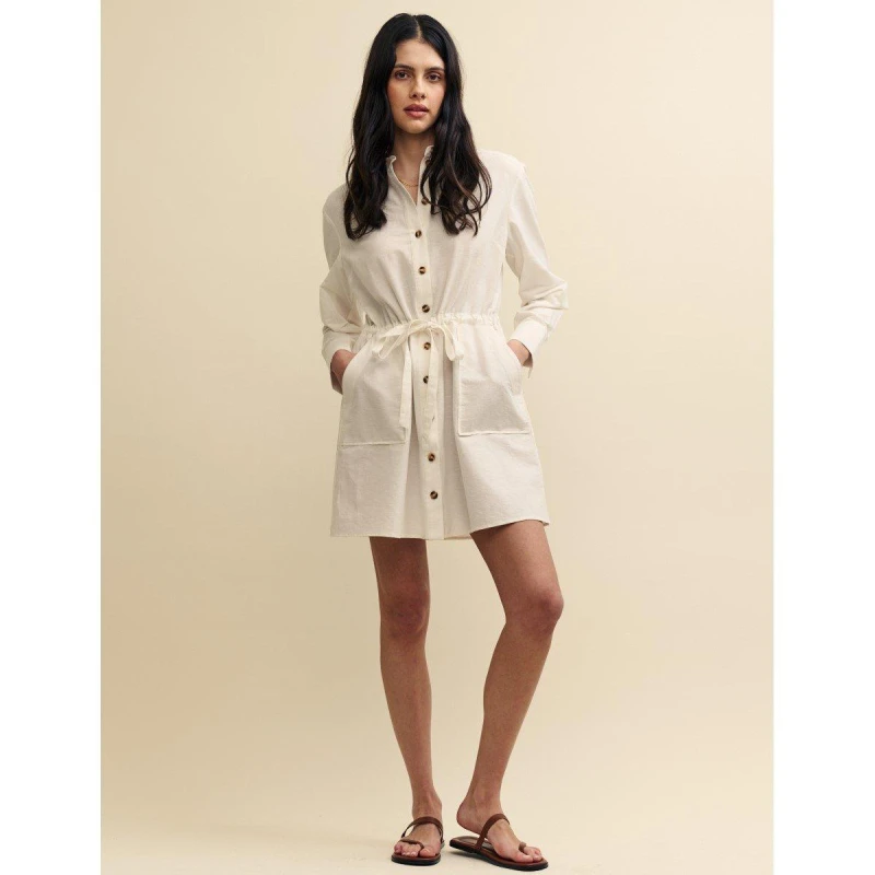 Image of Nobodys Child Mia Mini Dress Cream female 6 (2XS)