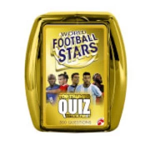 Image of Top Trumps Quiz Game - World Football Stars Edition