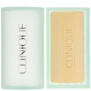 Image of Clinique Cleansers and Makeup Removers Facial Soap Mild with Dish for Dry Combination Skin 100g 3.5oz.