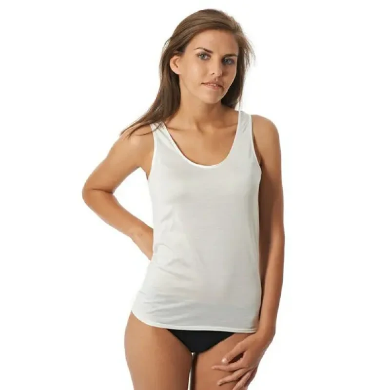 Image of Armor-Lux Woman's sleeveless shirt Armor-Lux Blanc Female XS