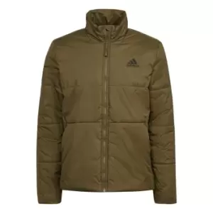 Image of adidas BSC 3-Stripes Insulated Jacket Mens - Green