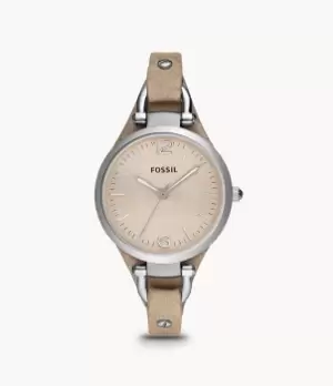 Image of Fossil Women Georgia Bone Leather Watch