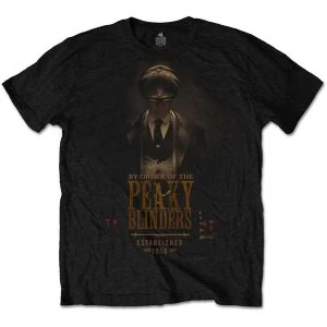Image of Peaky Blinders - Established 1919 Unisex Small T-Shirt - Black