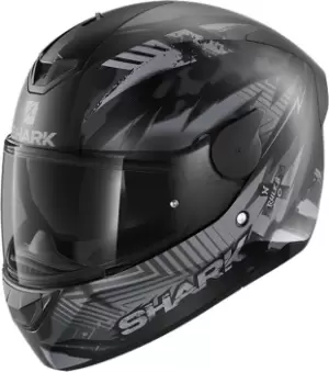 Image of Shark D-Skwal 2 Penxa Helmet, black-grey, Size S, black-grey, Size S