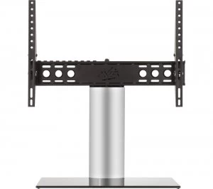 Image of AVF B602BS 550 mm TV Stand with Bracket - Black & Silver