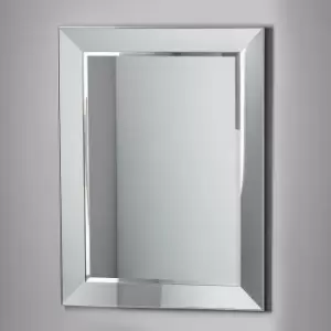 Image of Ravenna Rectangle Mirror 81 x 107mm Silver