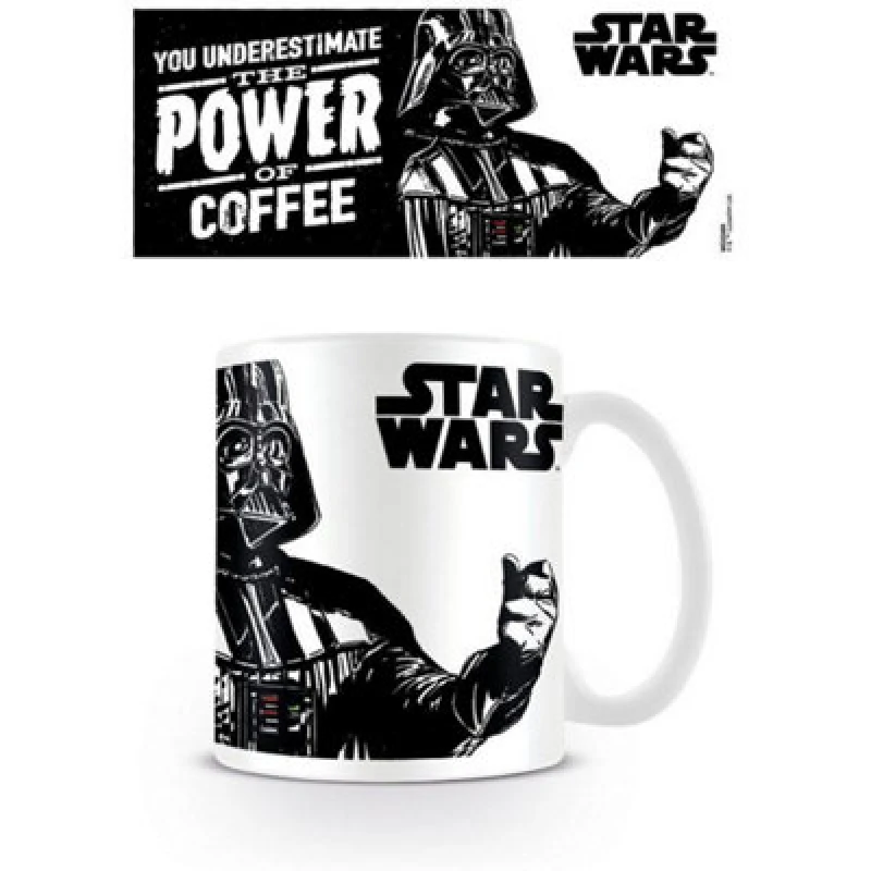 Image of Star Wars The Power Of Coffee Mug White unisex
