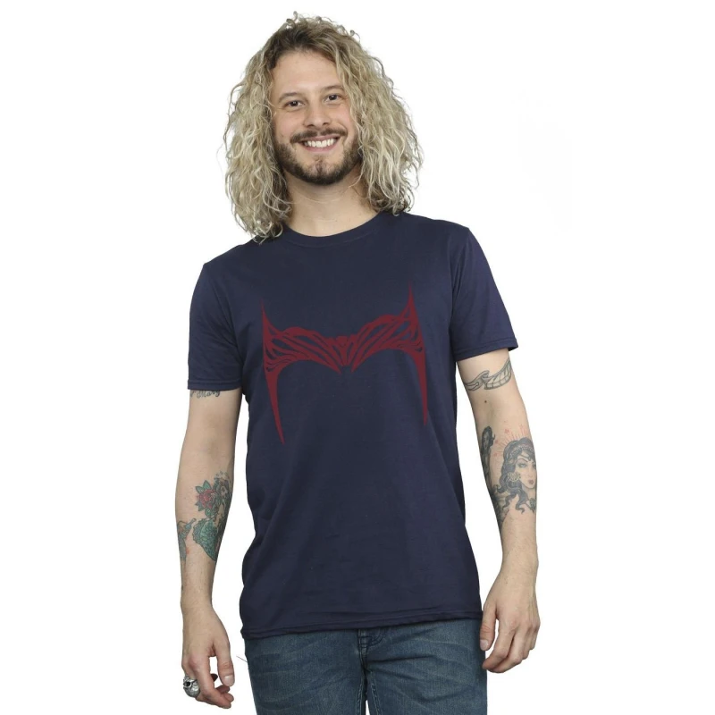 Image of Marvel Marvel Men Doctor Strange Wanda Crown T-Shirt in Navy Size: Small Navy S Male 5059934253766